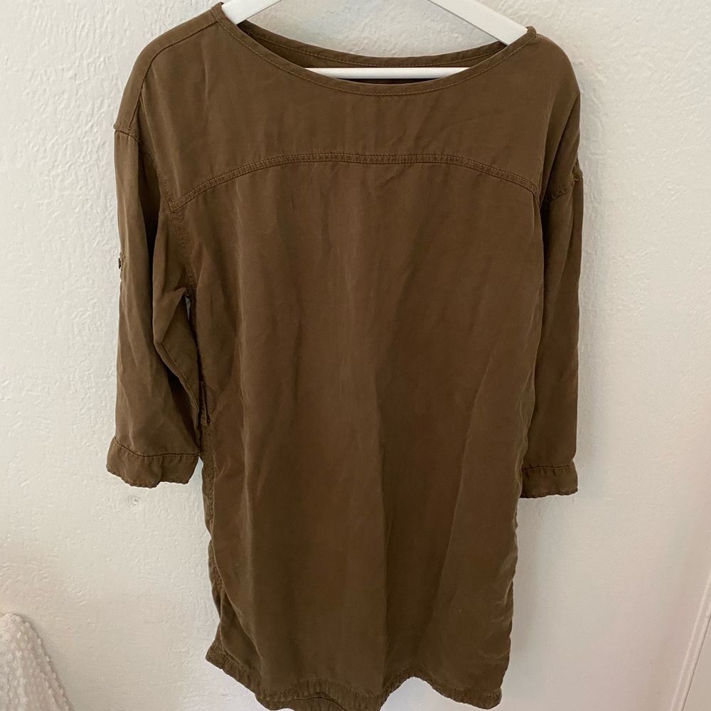 Three dots anthropologie utility shirt dress - Picture 10 of 12